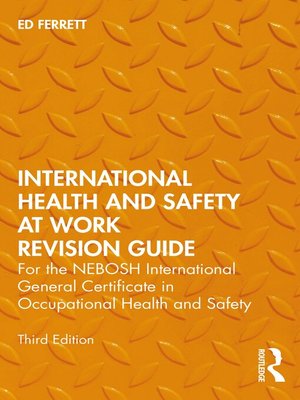 cover image of International Health and Safety at Work Revision Guide